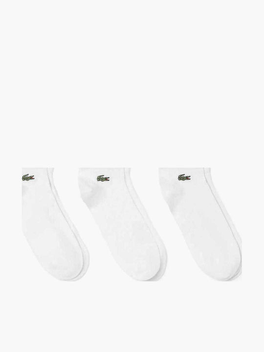 Lacoste Мъжки Чорапи Бели 3Pack