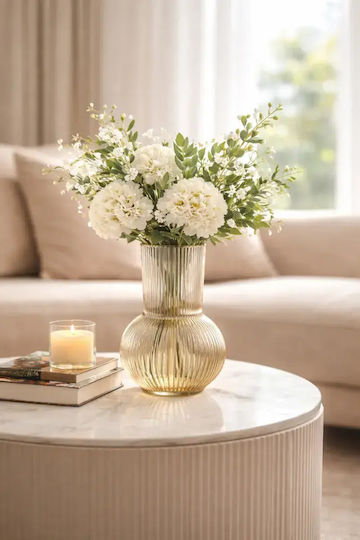 SteweHome Vază Decorativă Din Sticlă Φ8.5cm