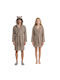 Ramel Kids Bathrobe Beige Hooded