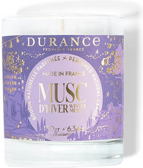 Durance Aromatic Candle In Jar With Vanilla Perfume 180gr