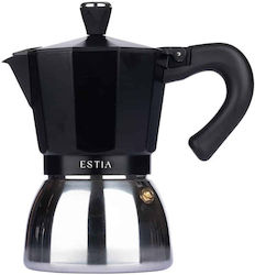 Estia Кафеварка за еспресо Черна