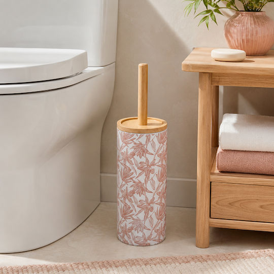 5Five Perie De Toaletă Ceramică De Baie Roz