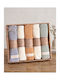 Rythmos Rythmos Küchentücher Aus 100% Baumwolle In Beige Farbe 40x40cm 5 Stück