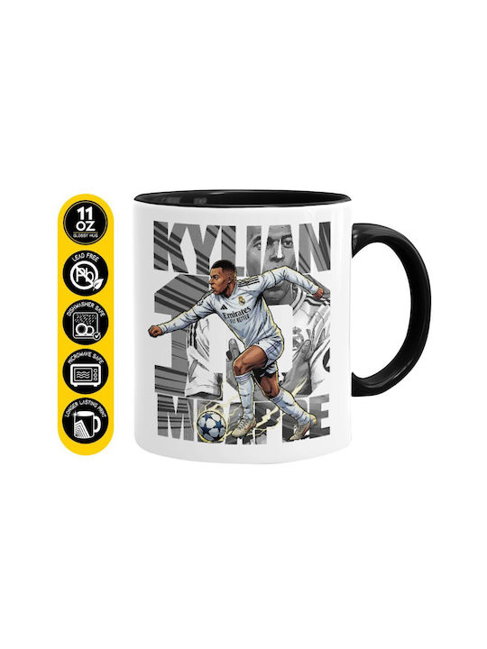 Koupakoupa Kylian Mbappe France Mug Ceramic Bla...