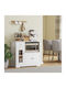 Floor Kitchen Dresser White 80x35x72.2cm