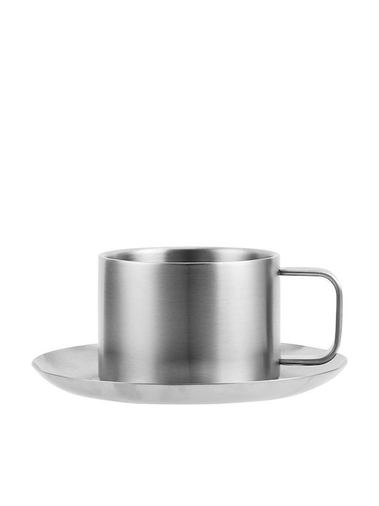 Estia Tazzina Чаша за кафе Inox Кафява 250ml