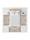 Homeone Modern Bedroom Rug Sets 3 Pieces