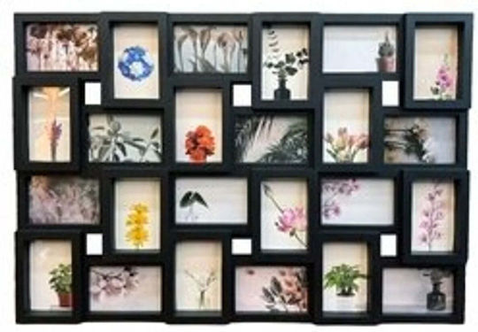 Edaxo Wooden Photo Frame With Black Frame