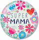Dekorative Magnete Thinkofme Super Mama 3,8cm S246