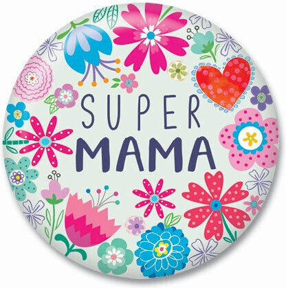 Dekorative Magnete Thinkofme Super Mama 3,8cm S246