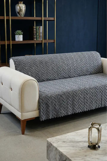 SteweHome Decken & Couchdecken Sesselüberwurf Jacquard 165x215cm Lila