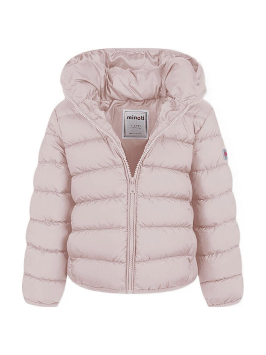 Kinderjacken & Winterjacken Gesteppt Kurze mit Futter & Kapuzen-Rosa