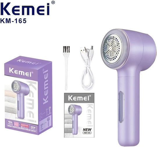 Kemei Aparat curățare scame Reîncărcabil Violet