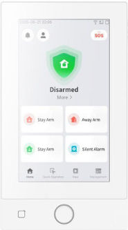 Hikvision Hikvision Sicherheits-Zugangskontroll-Tastatur mit Bildschirm Berührung in Weiß Farbe DS-PK670MDWNP