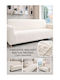 SteweHome Elastic Cover for Three Seater Sofa White 180x230cm
