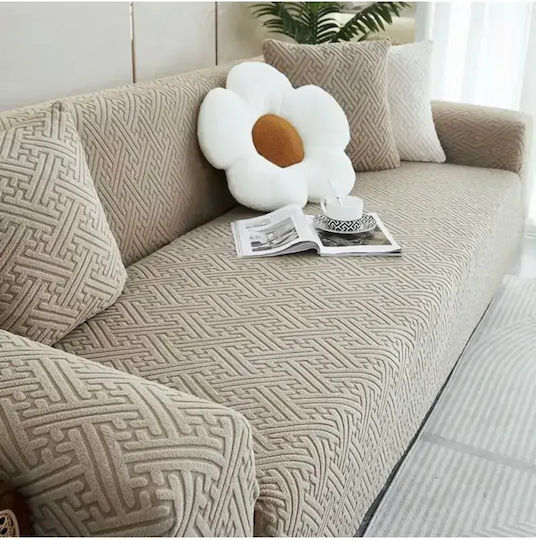 SteweHome Elastische Abdeckung Recliner-Sofa Bett Geometrisch 195x230cm