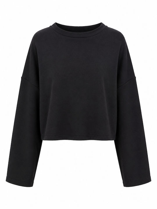 Damen Crop Top Schwarz