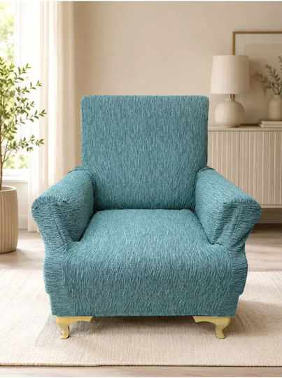 SteweHome Ελαστικό Κάλυμμα Πολυθρόνας Τιρκουάζ 60x85cm