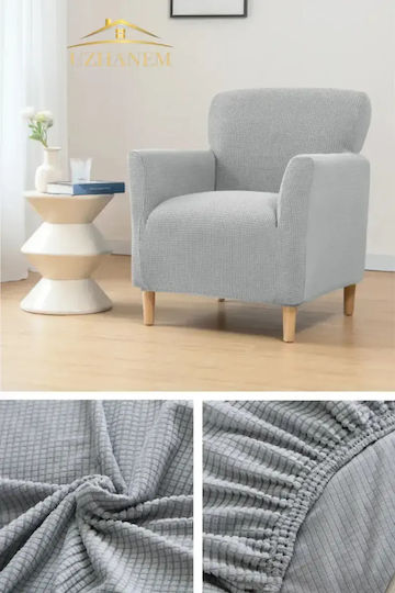 SteweHome Elastic Cover Armchair Grey 60x85cm