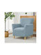SteweHome Elastisches Sesselüberzug Hellblau 60x80cm