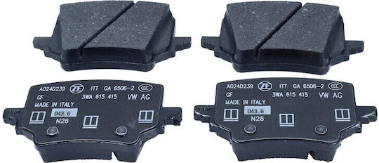 Volkswagen Bremsbeläge Hinten Passat 24 3wa698451