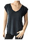 Γυναικείο T-shirt Black