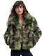 Long Women's Green Fur