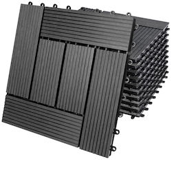 Casaria Material Pentru Pardoseală De Grădină Din WPC 30x30cm 994370