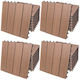Casaria Material Pentru Pardoseli De Grădină Din WPC 30x30cm
