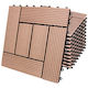 Casaria WPC Gartenbodenbelag Material 30x30cm
