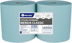 Merida Professionelle Reinigungspapiere 400m Grüne 2er Pack UKZ002