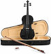 1/8 Vioară cu husă și arcuș Negru