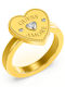 Guess Women's Ring in Gold Plated Steel