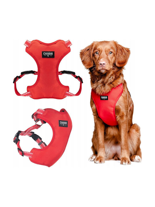 Chaba Σαμαράκι Σκύλου Guard Comfort Μ 2cm/43-52cm Κόκκινο