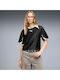 Damen T-shirt Schwarz