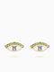 Petite Griechische Augen Ohrringe Grüne + Blaue