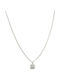 Savvas Design Колиета от Бяло Злато 14 Карата с Зиркон КОЛ01559