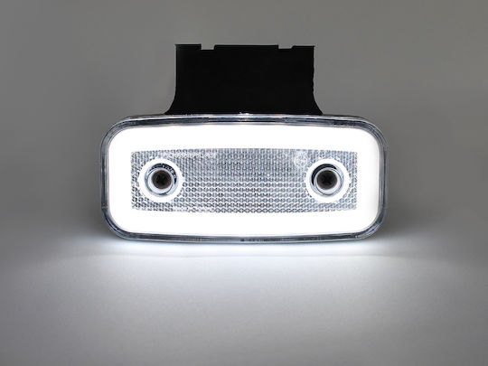 Комплект 2 Неонови LED Висящи Маркерни Светлини 12/24v Бели 0297b