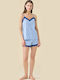 Noidinotte Summer Cotton Babydoll Blue
