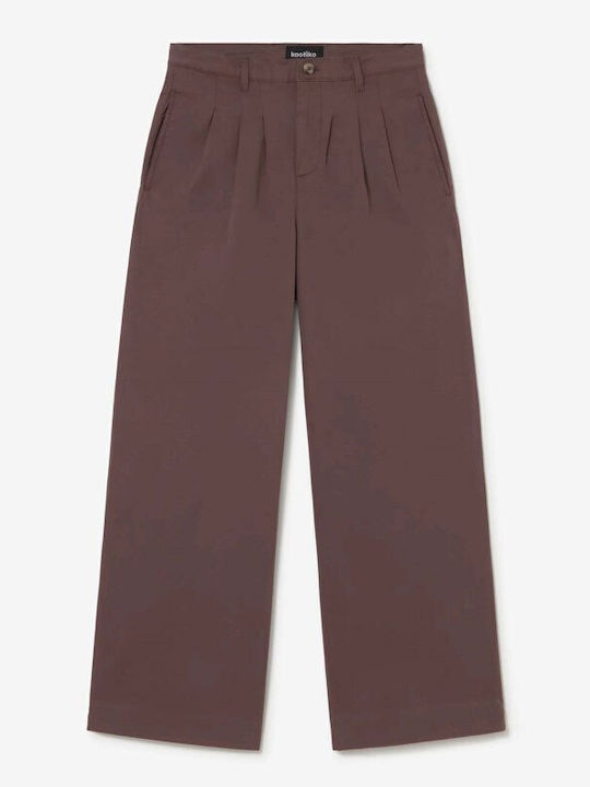 Kaotiko Kaotiko Herren-Sweatpants Jogginghose Braun