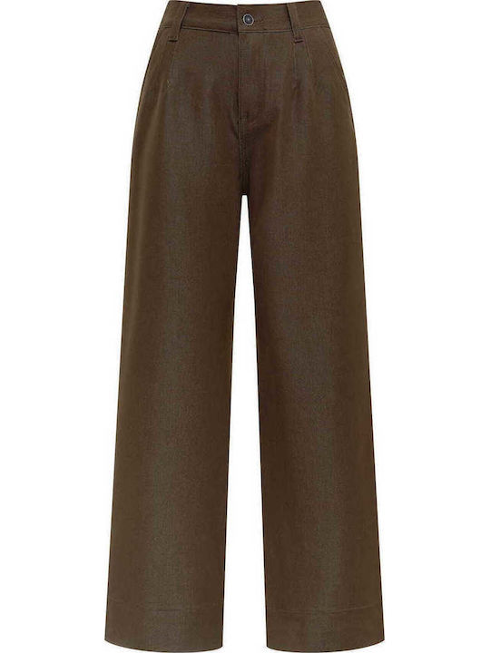 Celestino Blugi Damă High Rise Wide Leg Lejer F...