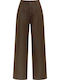 Celestino Women's Jeans High Rise Wide Leg Loose Fit Brown