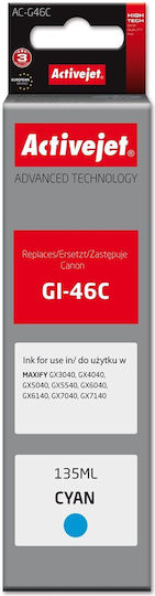 Active Jet Kompatibles Tintenpatronen InkJet Canon Gi-46c 135ml Cyan 1 Stück