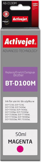 Active Jet Kompatible Tintenpatrone InkJet Brother Bt-d100m 50ml Magenta 1Stück