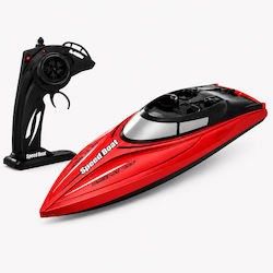 RC Fahrzeug Schnellboot Rot GET-SPEED-LED-BOAT-27CM-Rot RC Fahrzeug Schnellboot Rot GET-SPEED-LED-BOAT-27CM-Rot