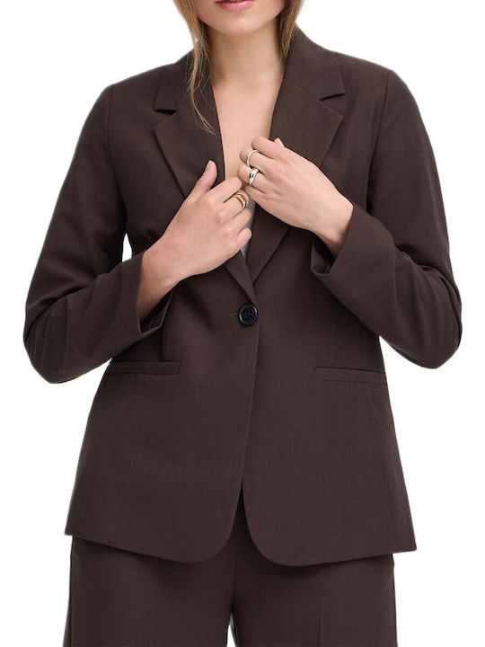 B.Younq Women's Brown Blazer
