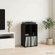 vidaXL Hi-Fi Furniture Black 36.5x44.5x74.5cm