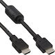 InLine Καλώδιο HDMI male - HDMI male 1m Μαύρο
