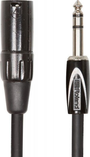 Roland Кабел Черна Серия Сплитер 1/4" TRS XLR Мъжки 4.5м