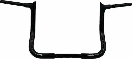 Fat Baggers Inc Τιμόνι Ατσάλινο 32mm 945012-b Harley Davidson Flhxse 1977 Abs 24 Πλάτος:91,5cm Μαύρο